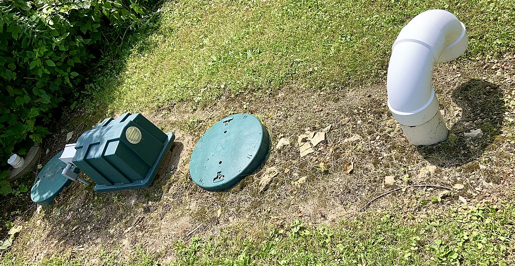 septic tank at home