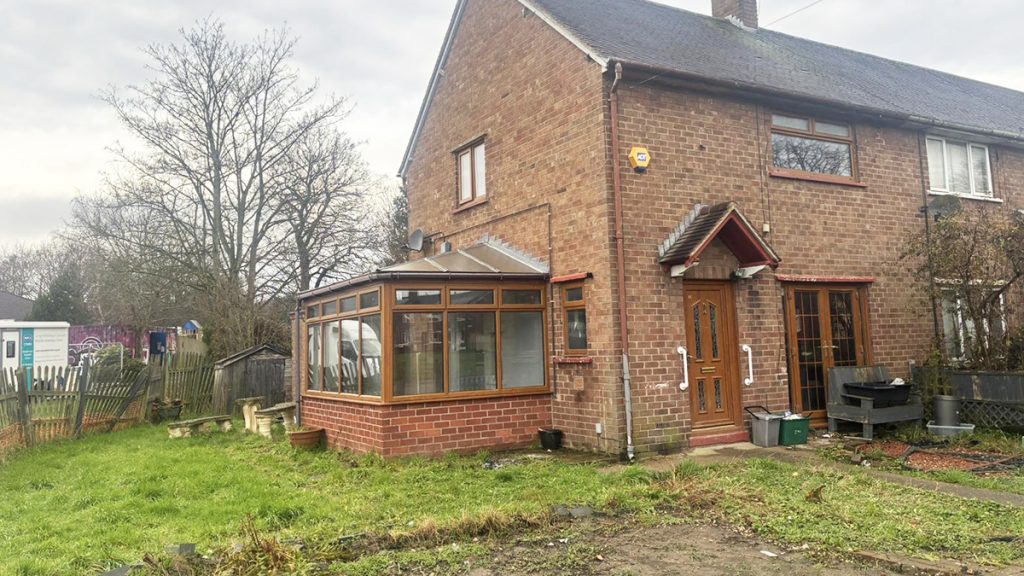 Two-bed probate house with loft conversion in Wrexham (LL14) bought by Property Rescue